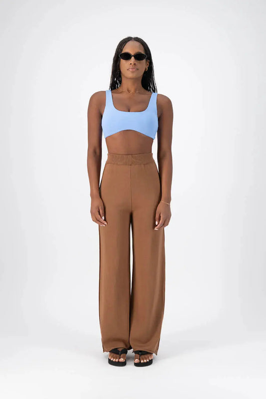 Sorrento Knit Pant Brown Jasmine Alexa