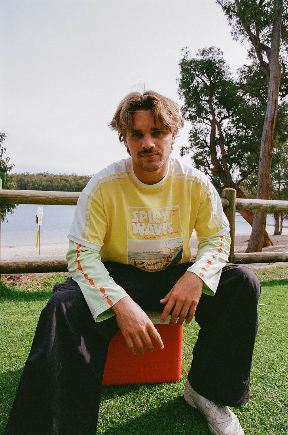 Spicy Waves Long Sleeve Tee Spicy Dugong