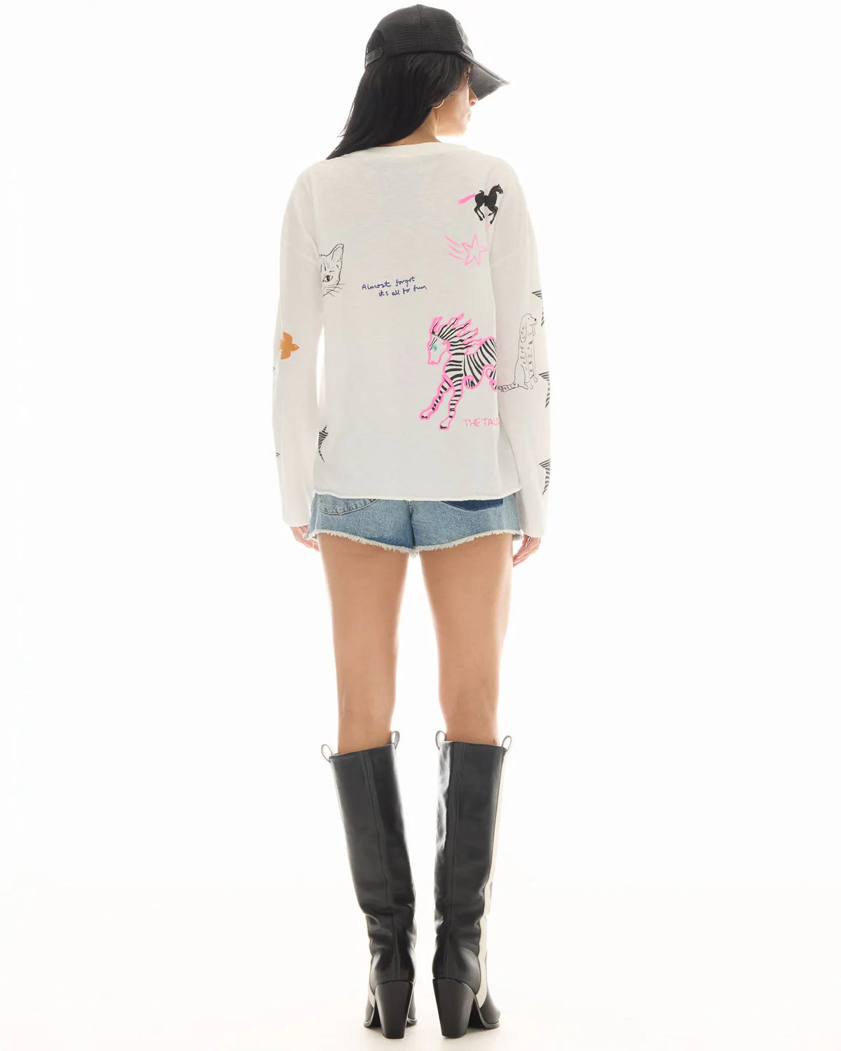 Animal Illustrated Long Sleeve Tee The Tales