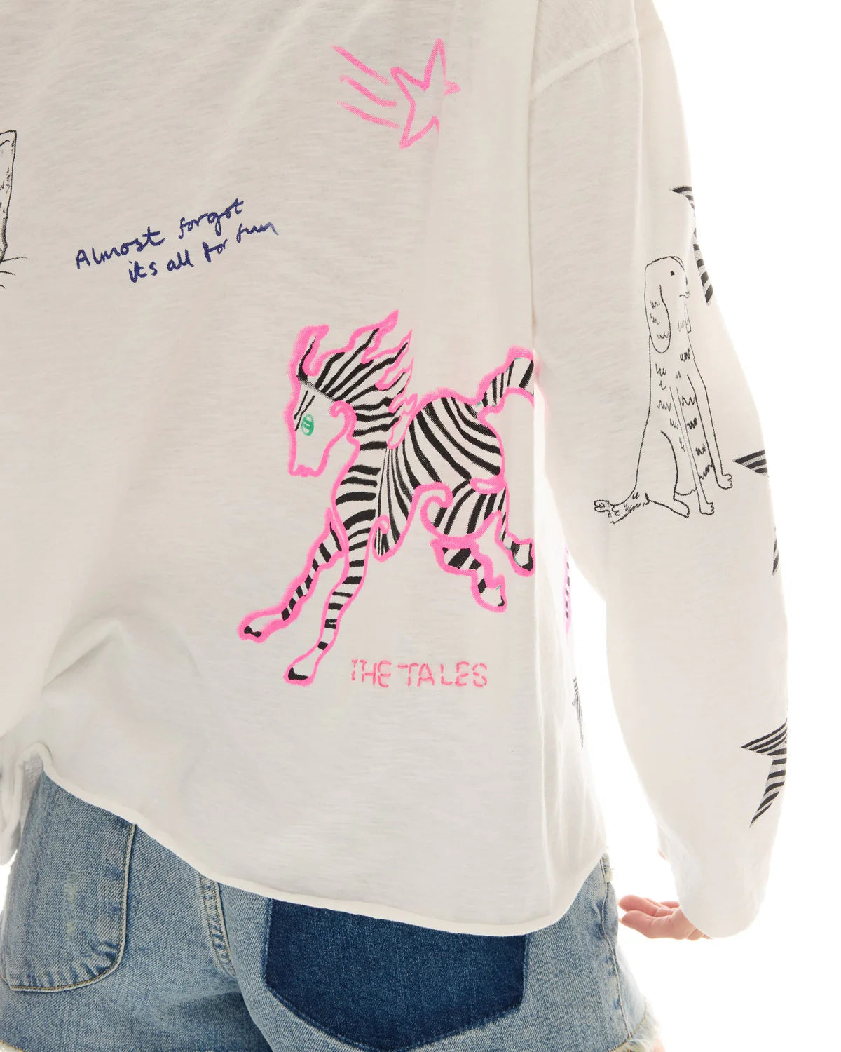 Animal Illustrated Long Sleeve Tee The Tales