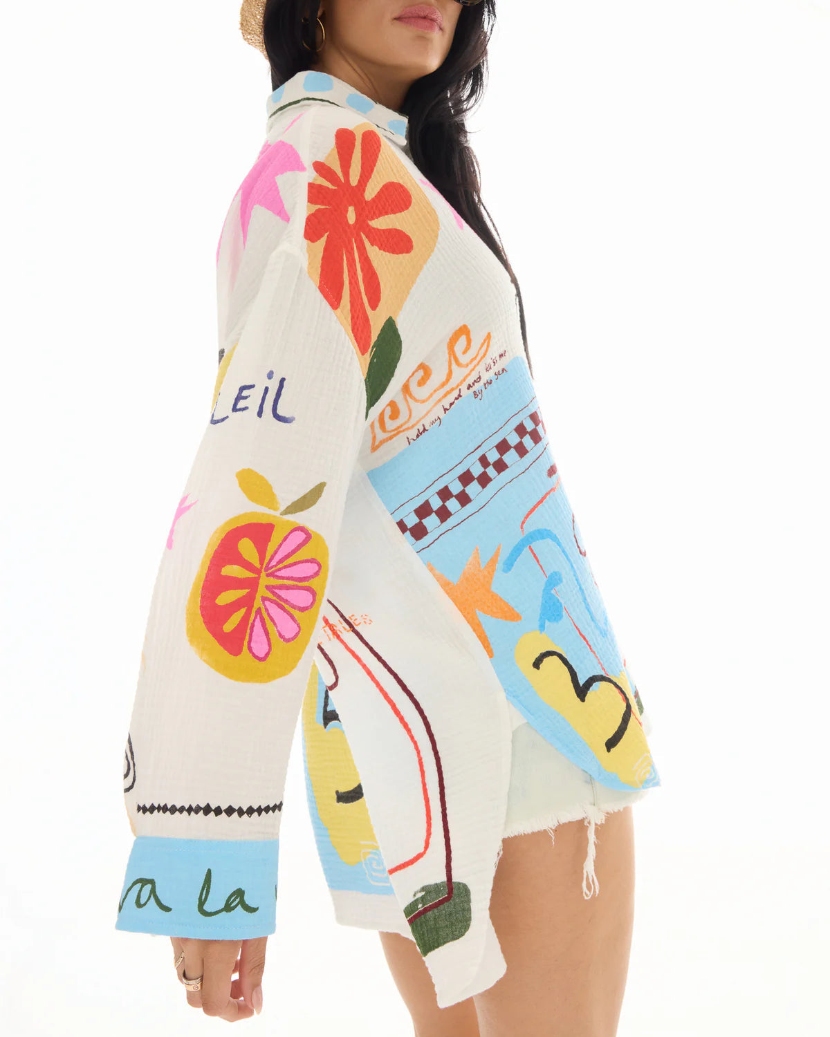 Illustrated Postcards Shirt The Tales