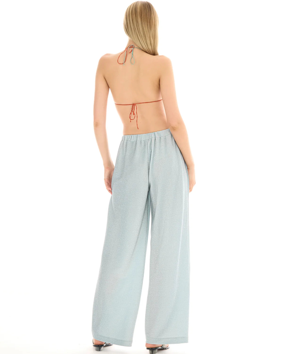 Fame Blue Lurex Pants The Tales