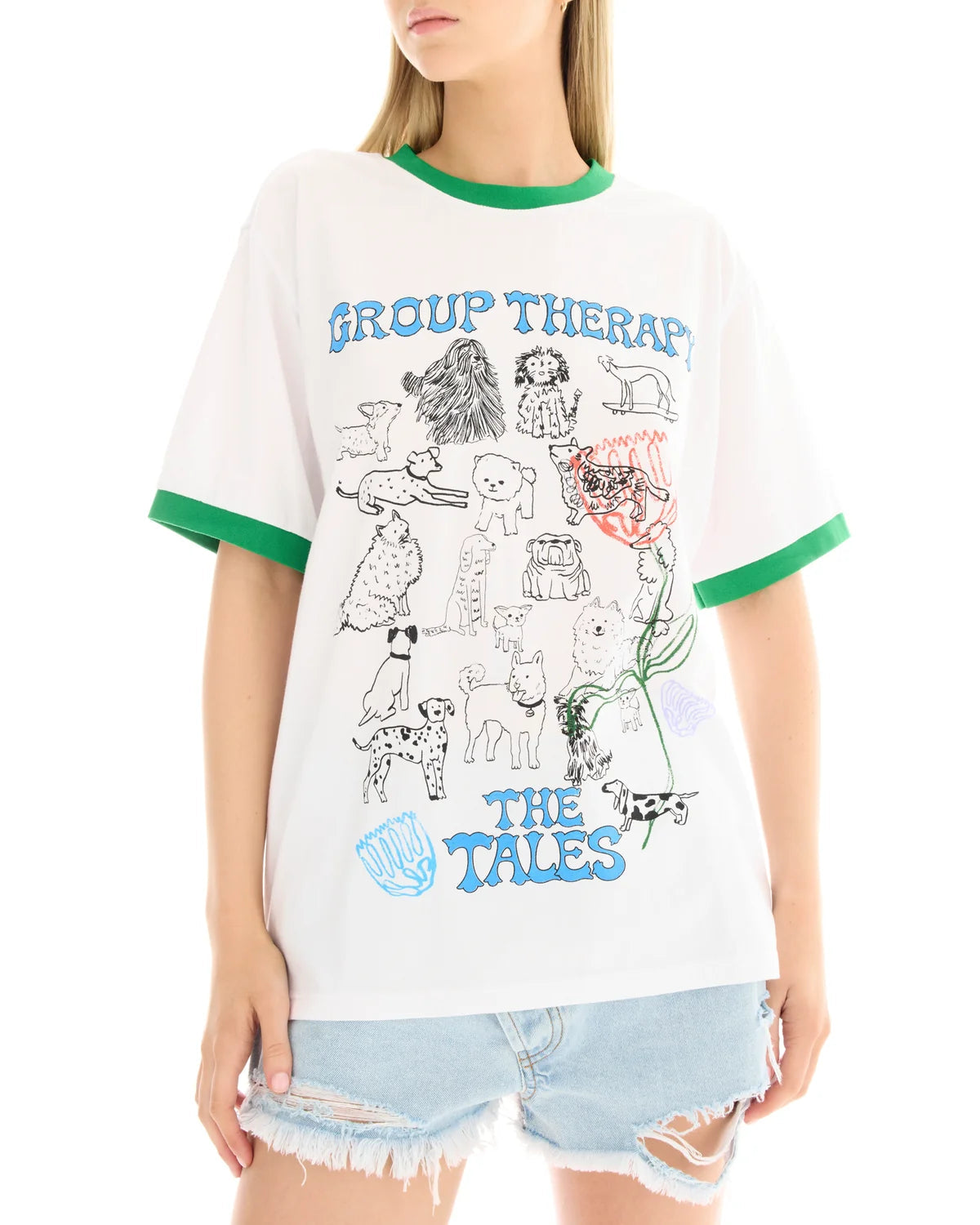Group Therapy Tee - Green The Tales