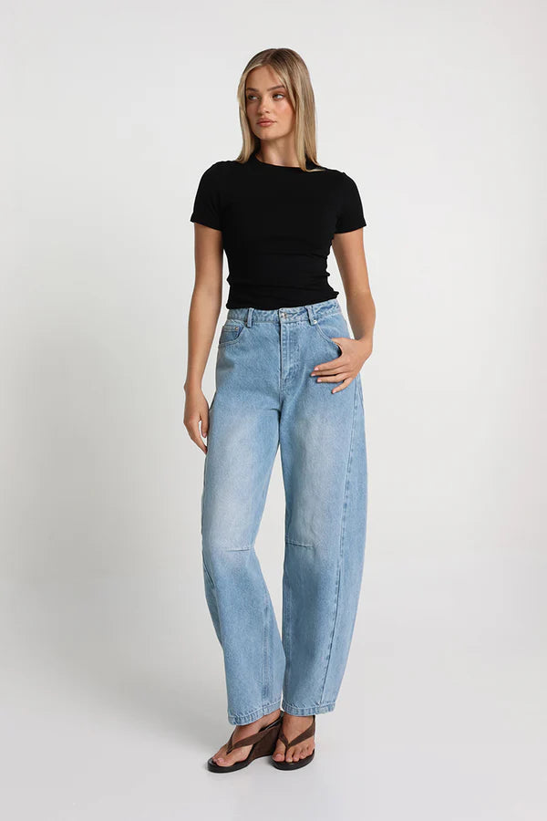 Tammy Baby Tee - Black Madison