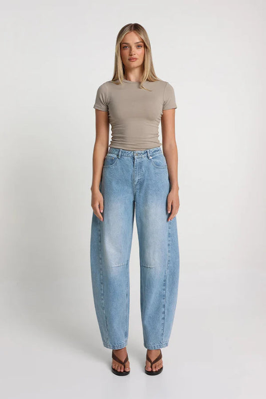 Tammy Baby Tee - Cement Madison