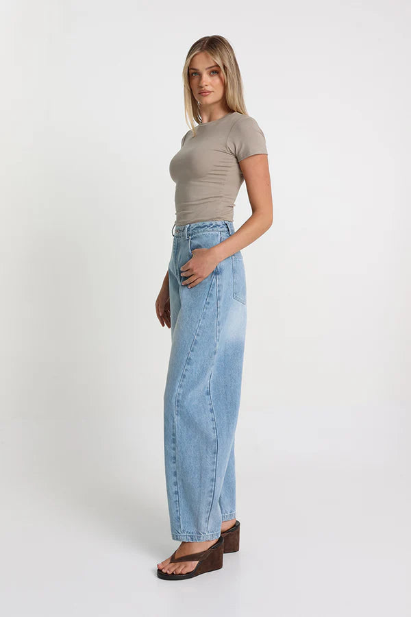 Tammy Baby Tee - Cement Madison