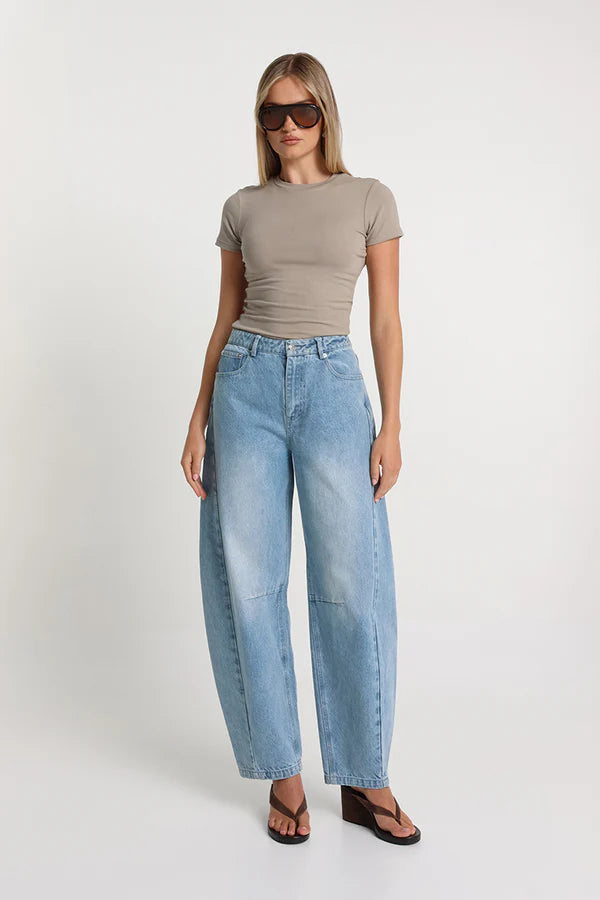 Tammy Baby Tee - Cement Madison