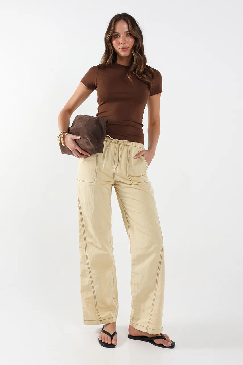 Tammy Baby Tee - Chocolate Madison