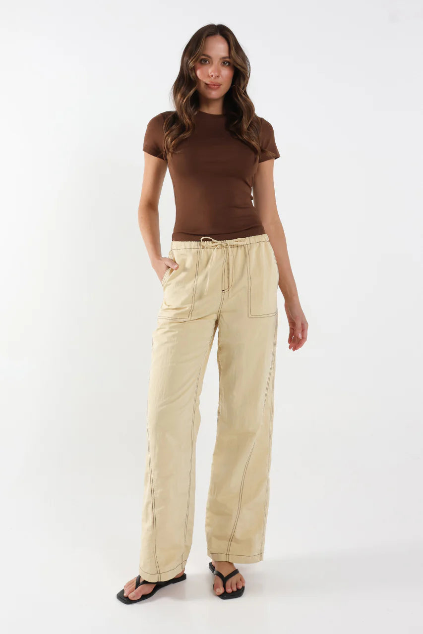 Tammy Baby Tee - Chocolate Madison