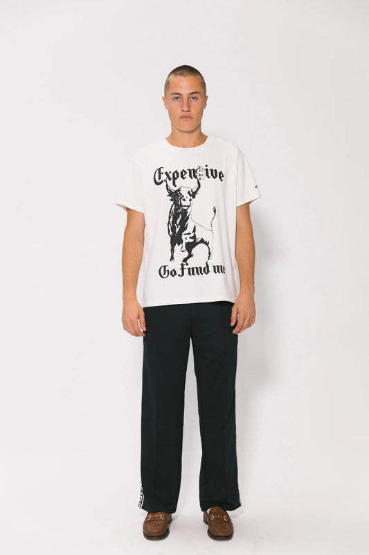 Taurus Boxy Vintage Tee - White Something Very Special