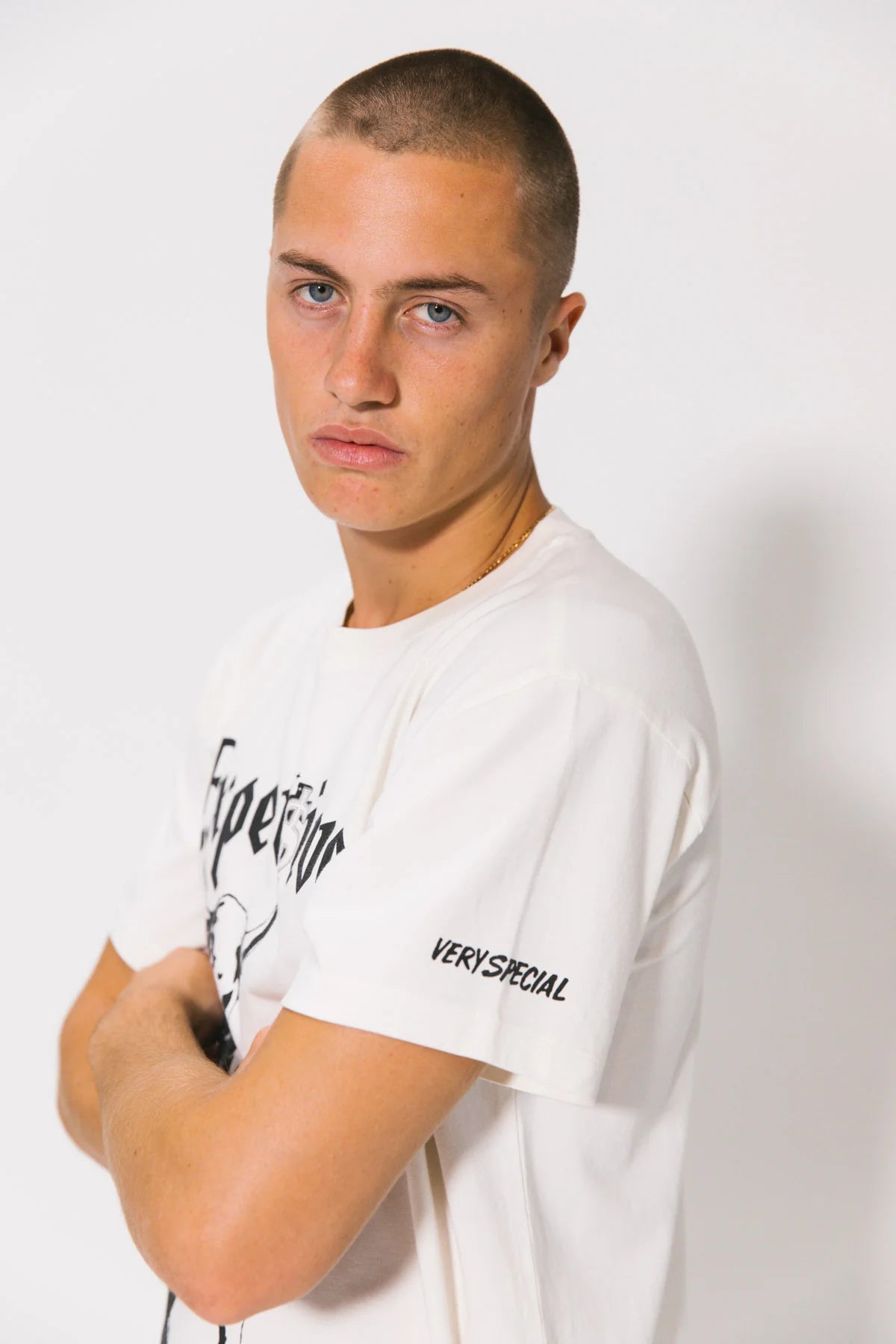 Taurus Boxy Vintage Tee - White Something Very Special