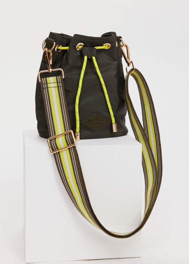 Oxford Bucket Bag - Olive The Upside