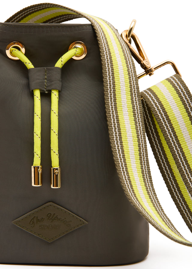 Oxford Bucket Bag - Olive The Upside