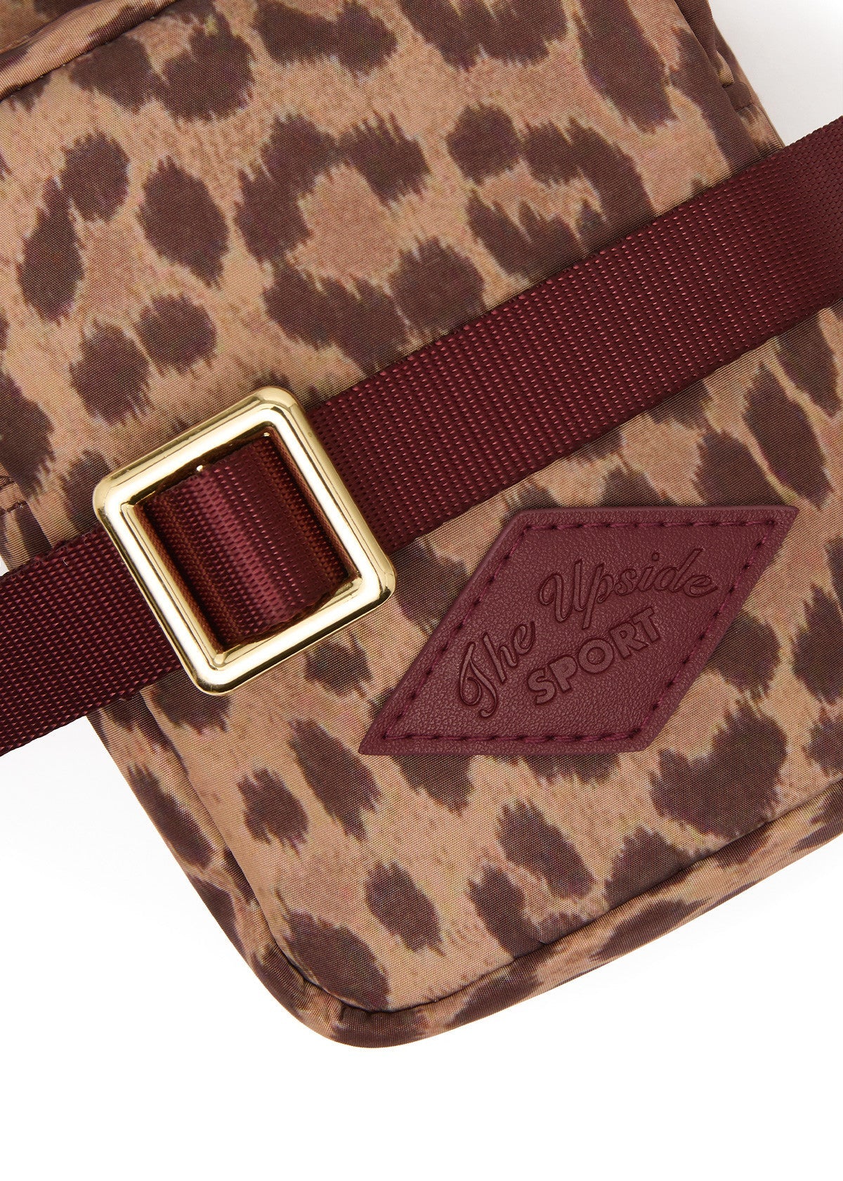 Javan Lilo Crossbody Bag - Leopard cloth.IN BRICK