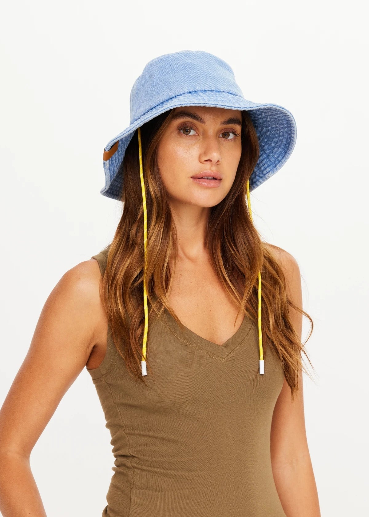 Washed Denim Bucket Hat - Light Denim The Upside