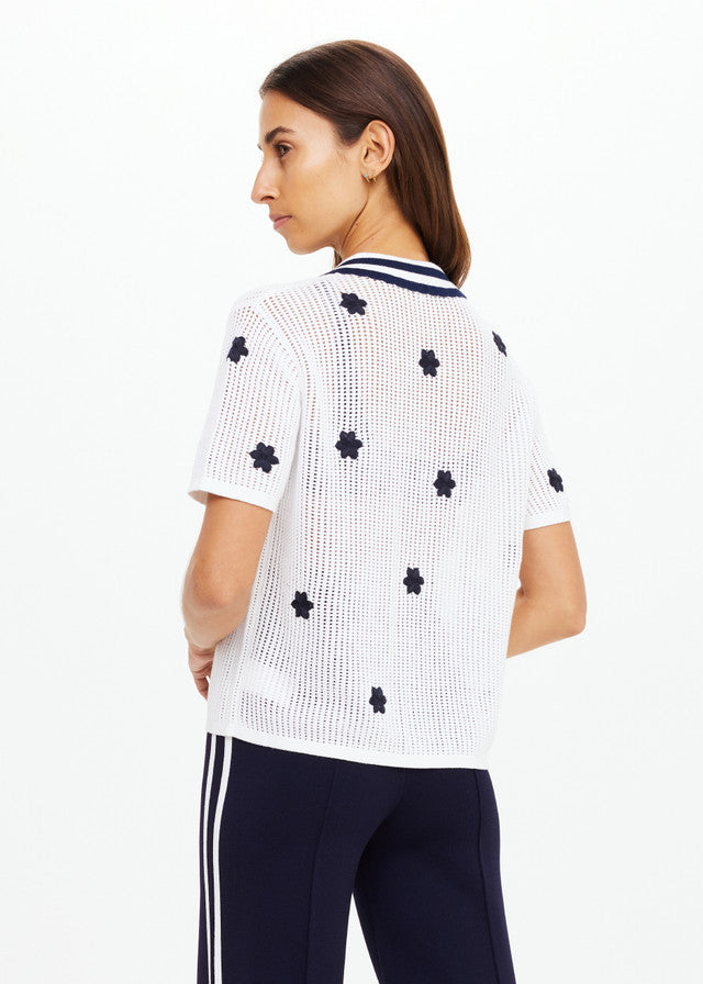 Piazza Koa Knit Shirt - White