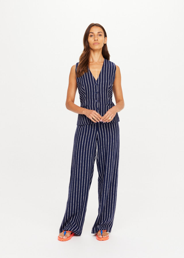 Belize Charlie Drawstring Pant - Stripe