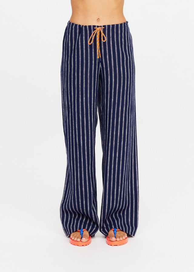 Belize Charlie Drawstring Pant - Stripe