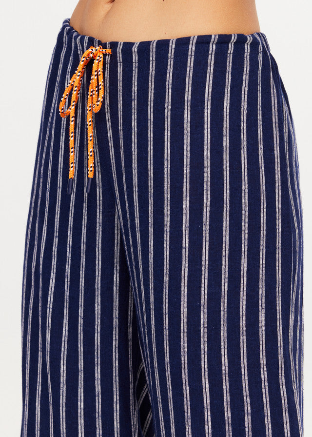 Belize Charlie Drawstring Pant - Stripe
