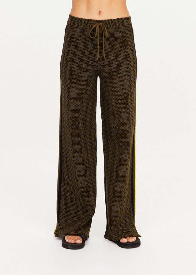 Castilla Juniper Knit Pant - Olive The Upside