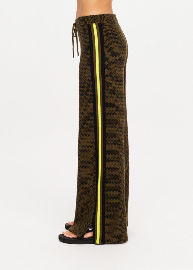 Castilla Juniper Knit Pant - Olive The Upside