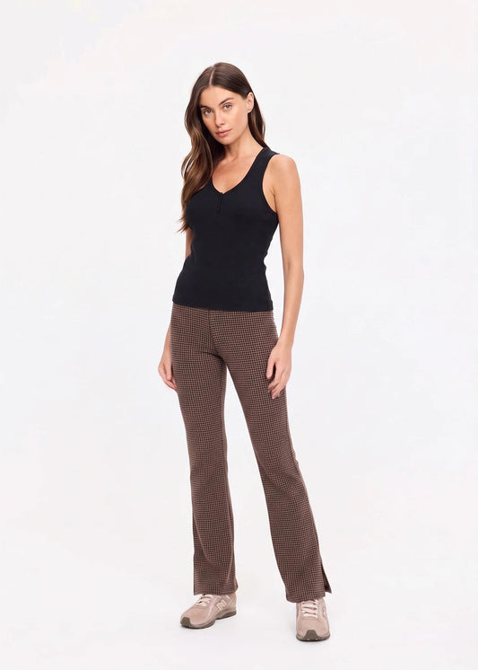 Zinnia Florence Flare Pant - Check The Upside