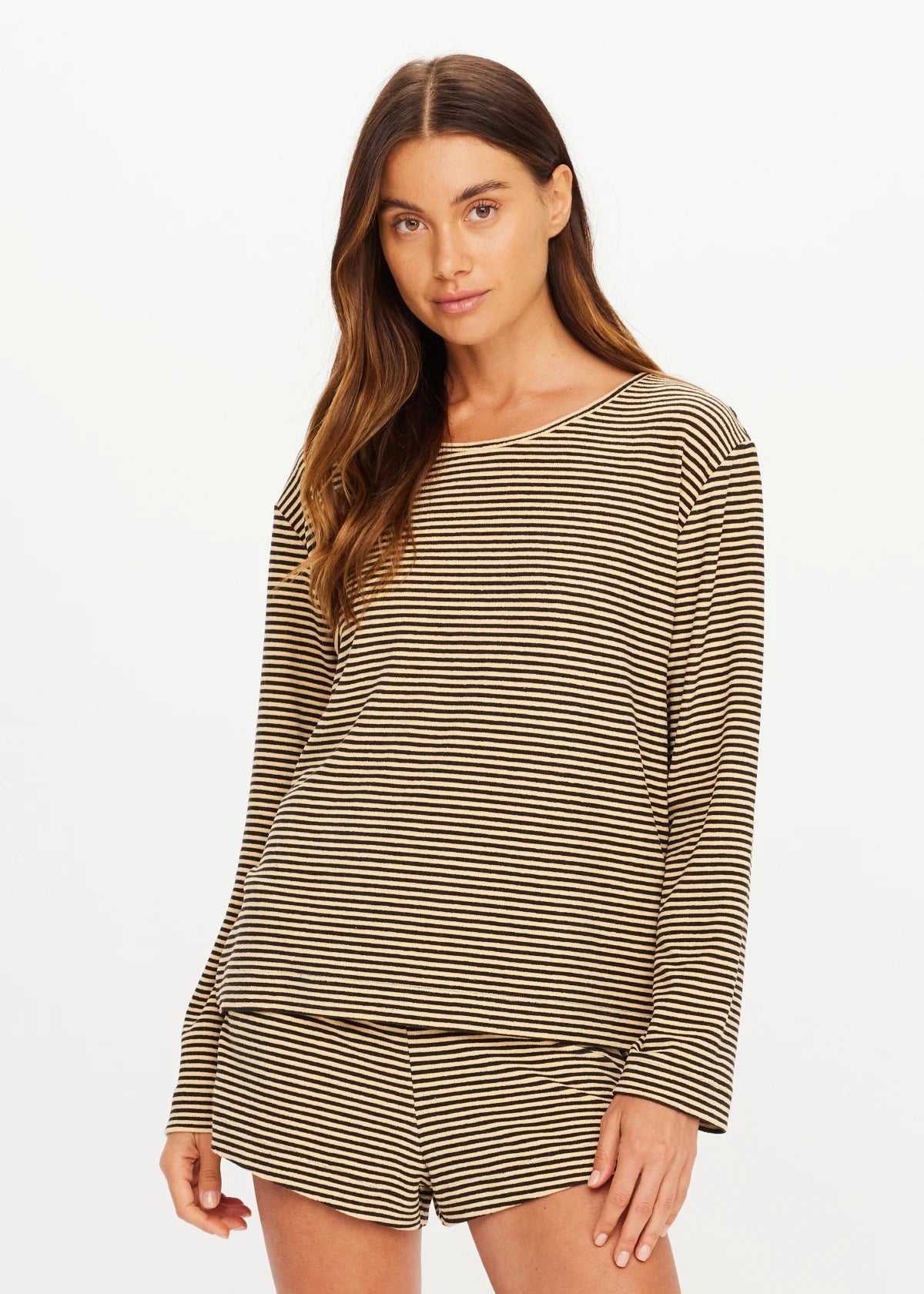 Santos Rio Long Sleeve Top - Stripe The Upside