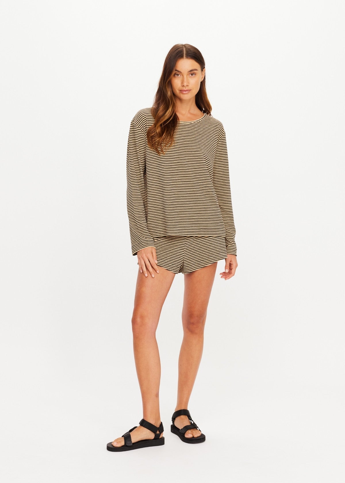 Santos Rio Long Sleeve Top - Stripe The Upside