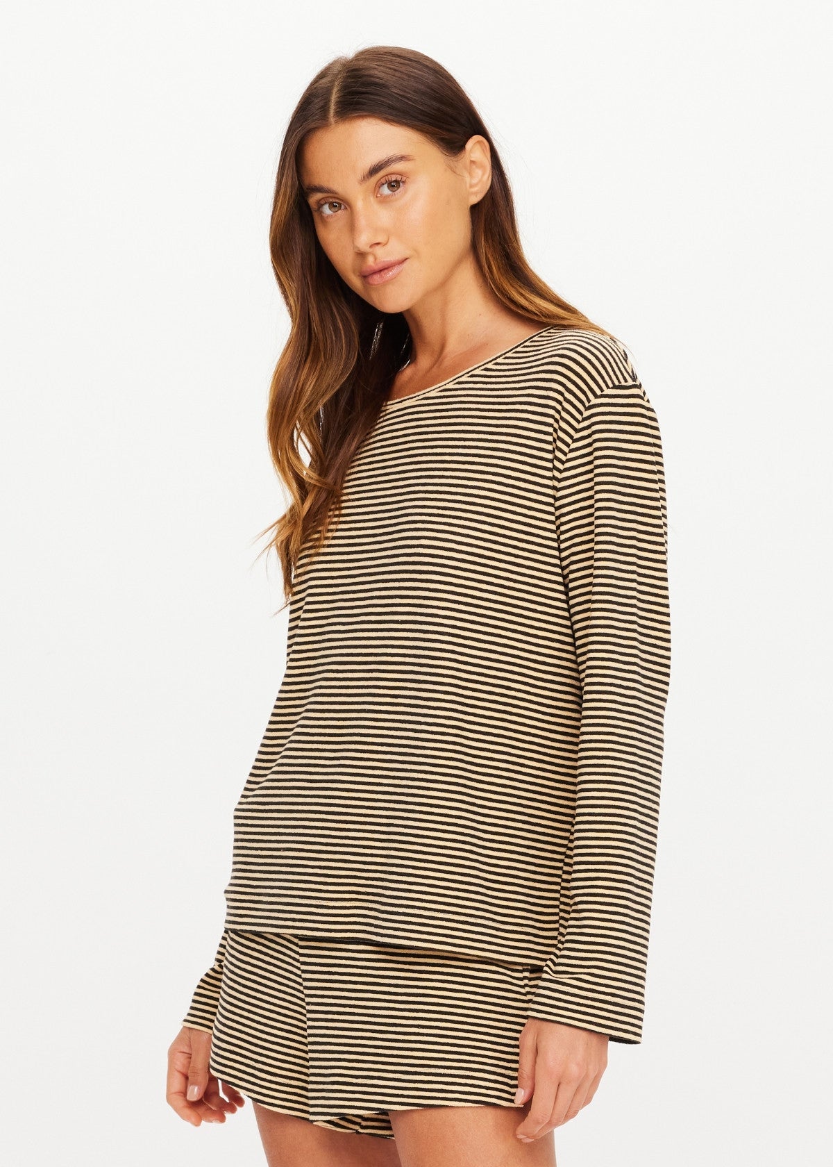 Santos Rio Long Sleeve Top - Stripe The Upside