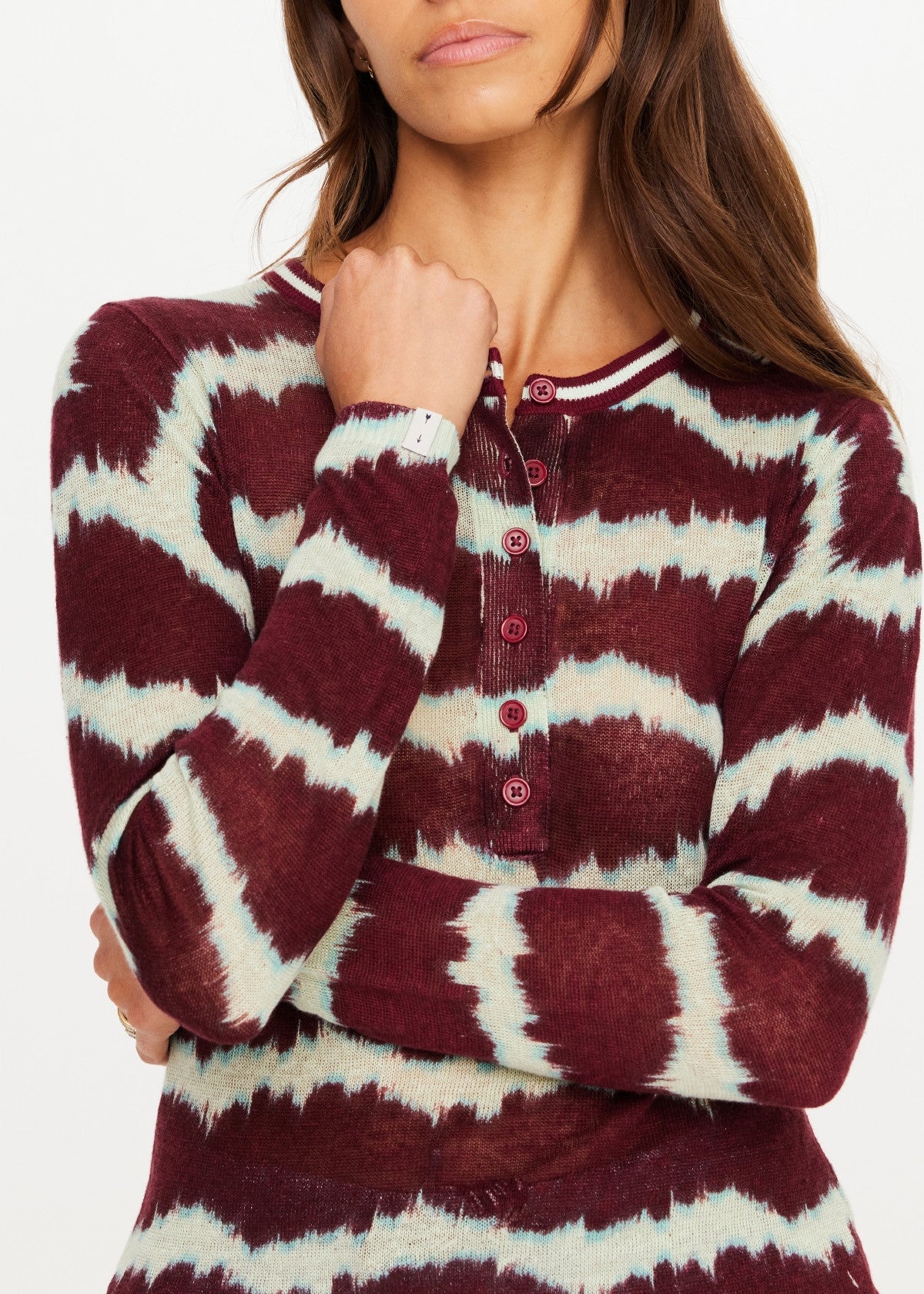 Rio Eli Long Sleeve Knit - Tie Dye The Upside