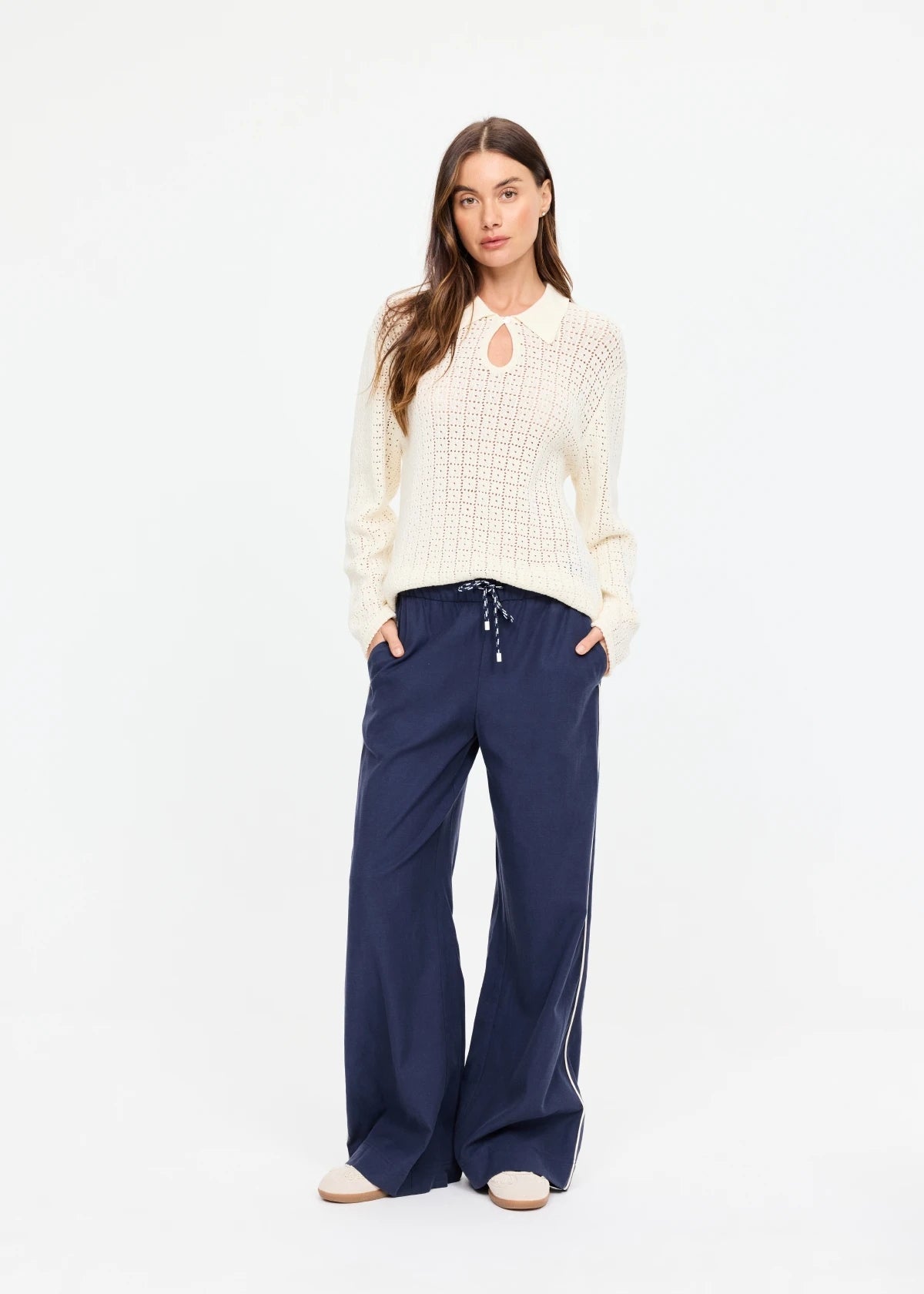 Lago Elita Pant - Navy The Upside