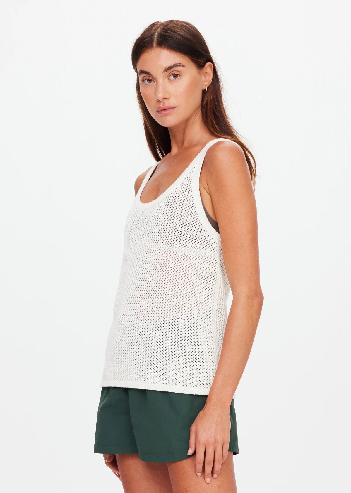 La Paz Riva Knit Tank - Coconut The Upside