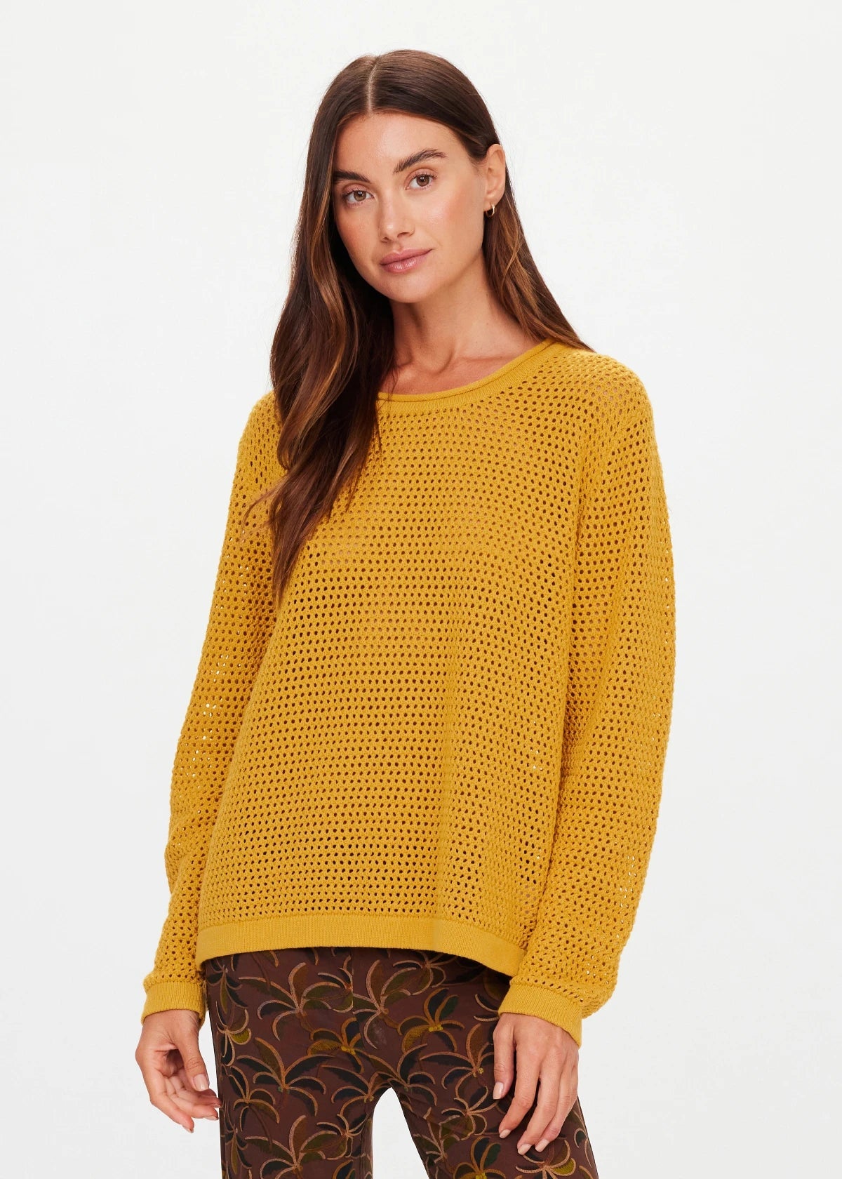 Felice Knit Crew - Butterscotch The Upside