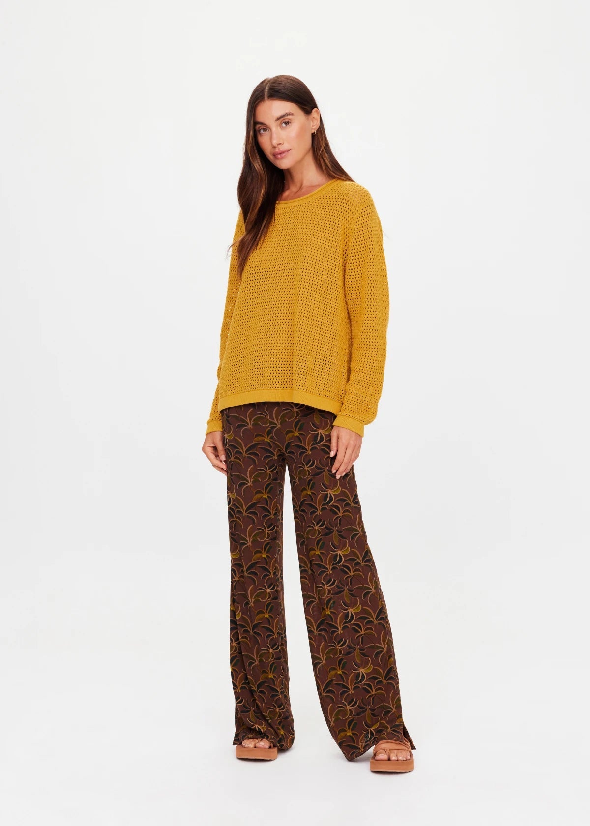 Felice Knit Crew - Butterscotch The Upside