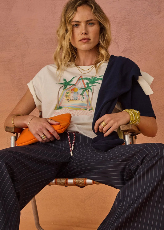 Royal Palm Jodhi Tee - Coconut The Upside