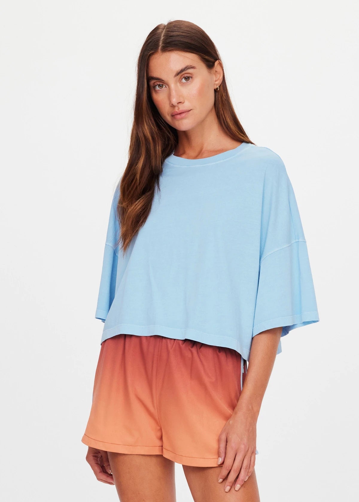 Jules Cropped Tee - Jewel The Upside