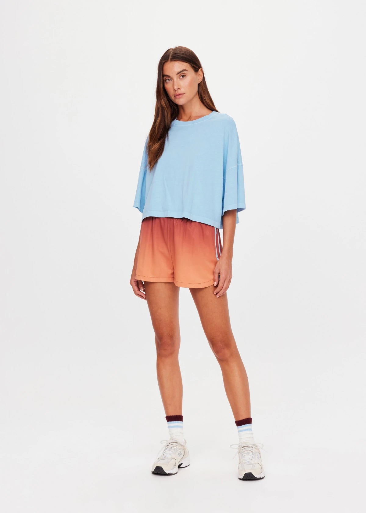 Jules Cropped Tee - Jewel The Upside