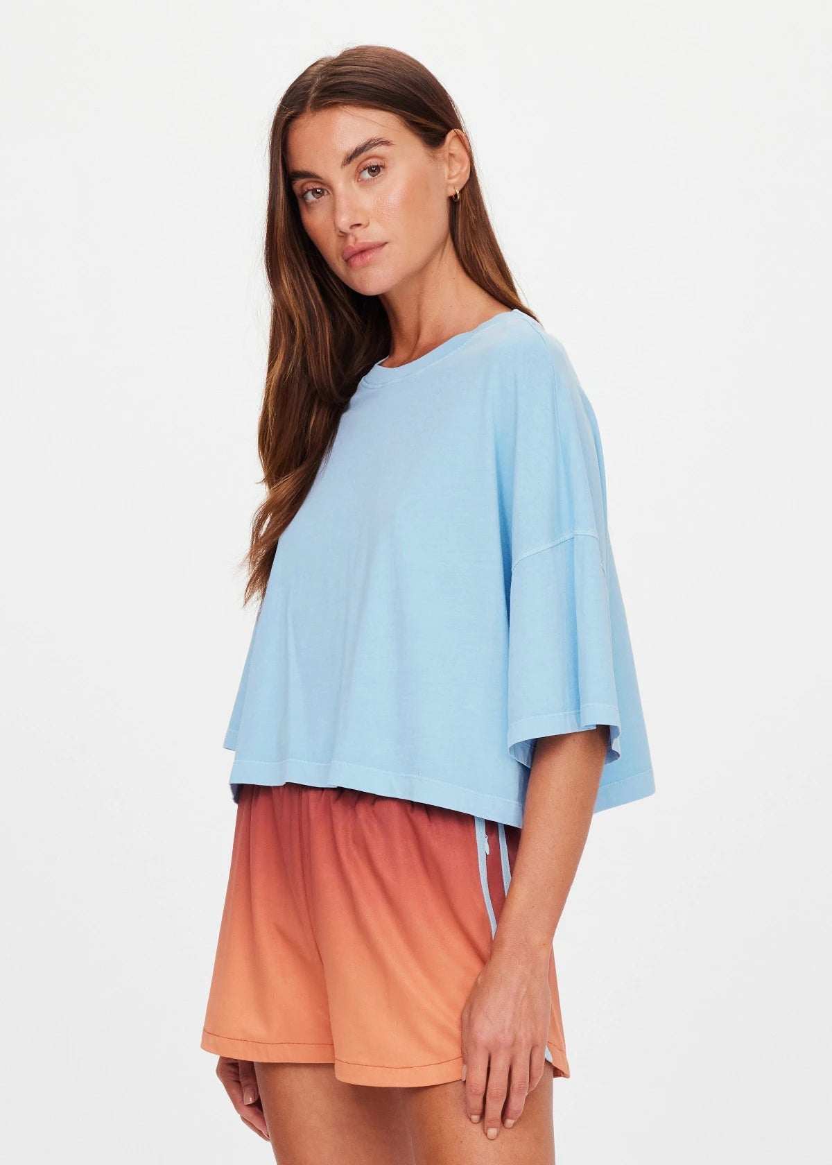 Jules Cropped Tee - Jewel The Upside