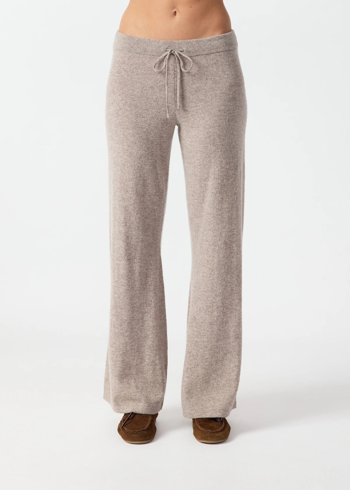Amelie Cashmere Knit Pant - Melange The Upside