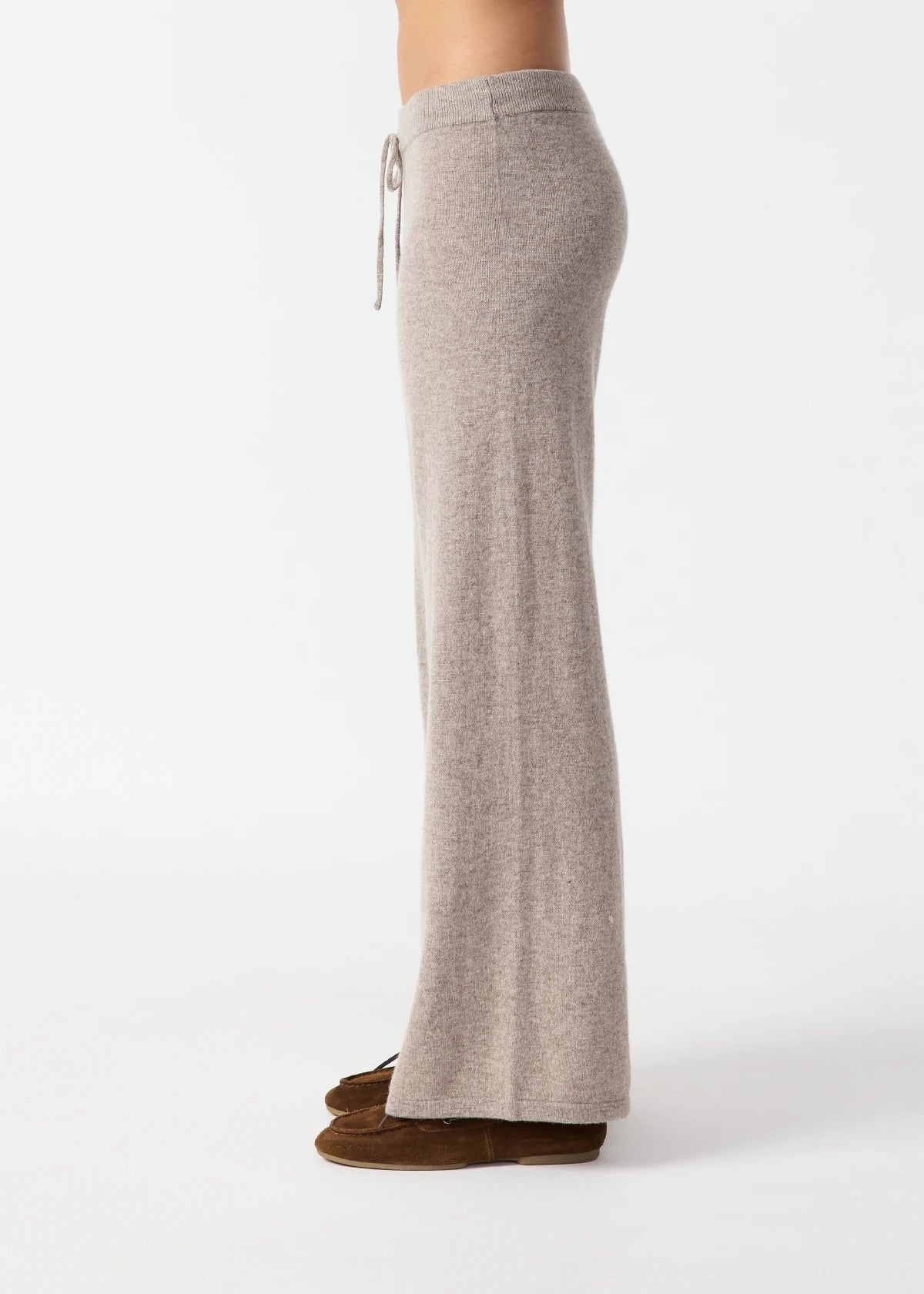 Amelie Cashmere Knit Pant - Melange The Upside