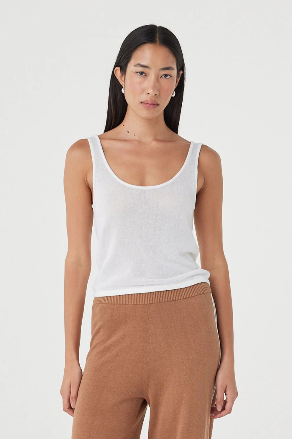 Nika Tank - Cream Arcaa