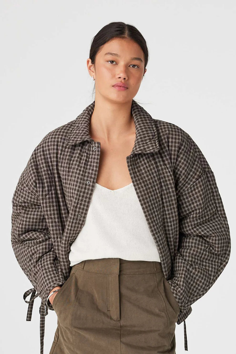 Matteo Jacket - Espresso Check (Pre Order 29th May Shipping) Arcaa