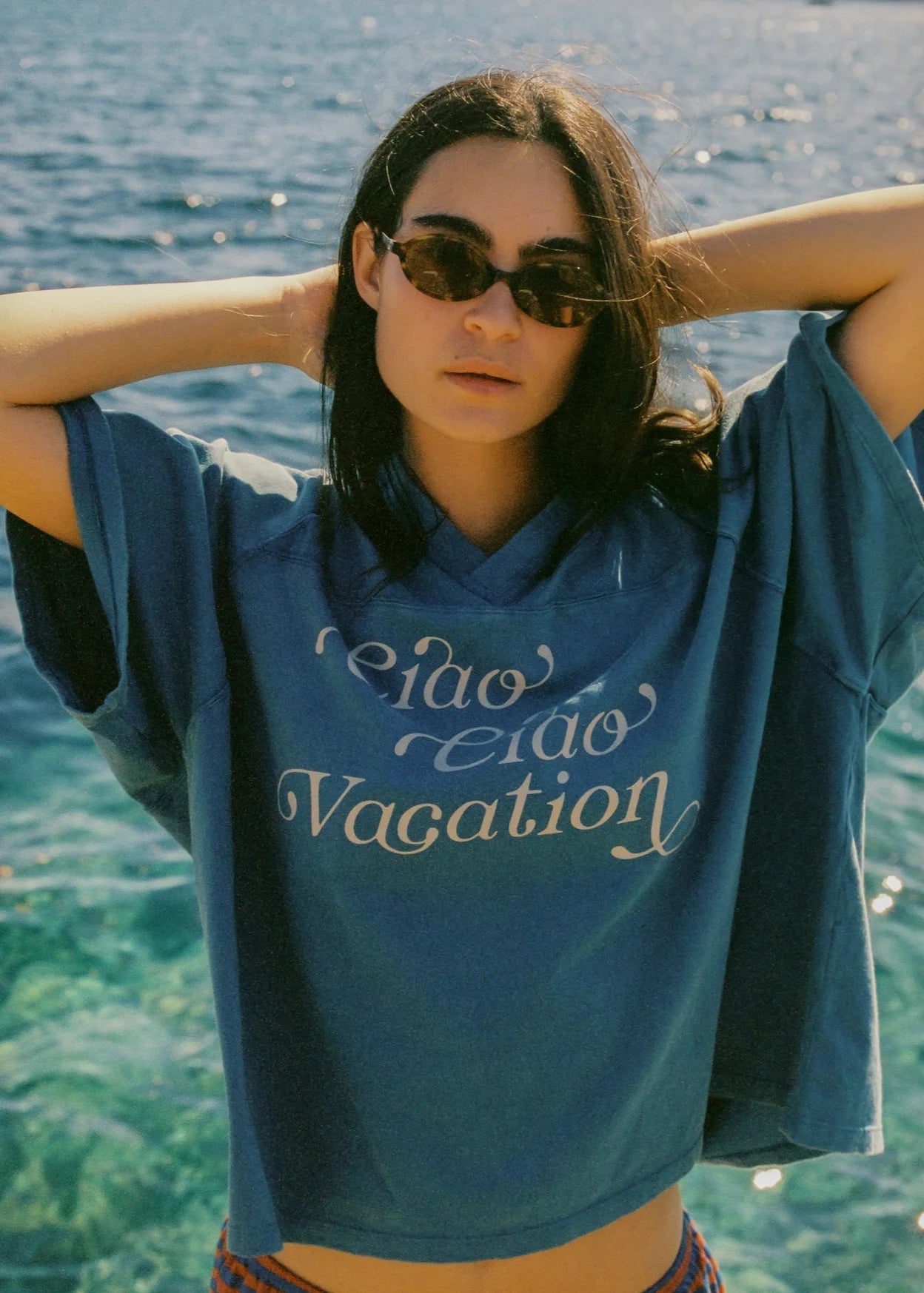 Vacay Crop Tee Ciao Ciao