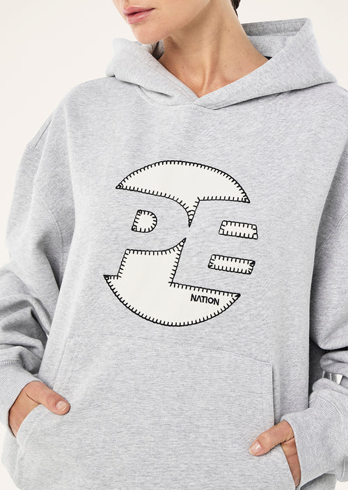Voltage Hoodie - Mid Grey Marle P.E Nation
