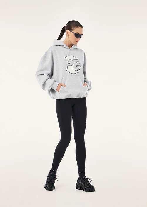Voltage Hoodie - Mid Grey Marle P.E Nation