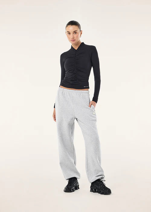 Voltage Trackpant - Mid Grey Marle P.E Nation