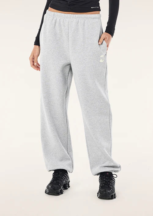 Voltage Trackpant - Mid Grey Marle P.E Nation