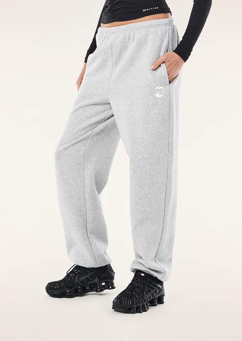 Voltage Trackpant - Mid Grey Marle P.E Nation