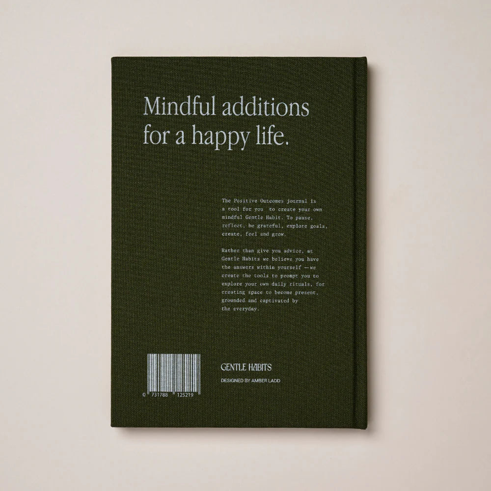 Positive Outcomes Journal - Olive Gentle Habits