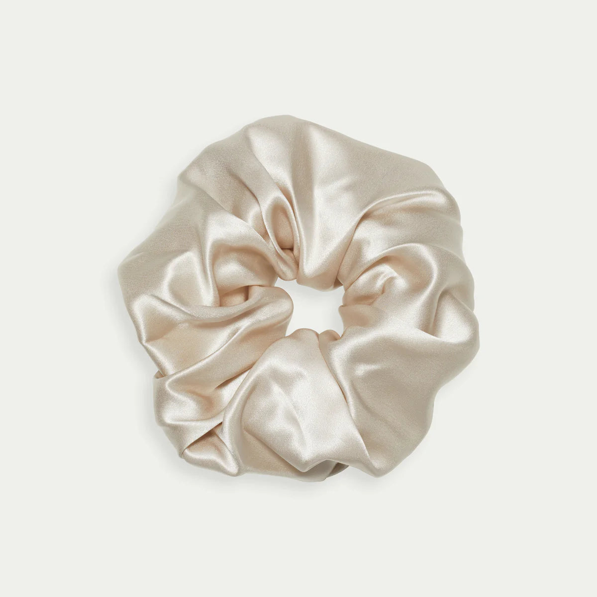 Silk Scrunchie - Abalone Kitty Paloma